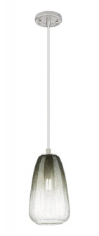 Brookhaven Almond - 1 Light - 6 inch - Satin Nickel - Cord Hung - Pendant (3442|434-1P-SN-G480-6SL)