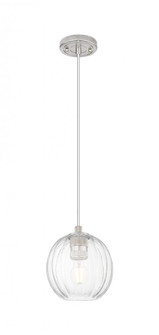 Preston Globe - 1 Light - 7 inch - Satin Nickel - Cord Hung - Pendant (3442|434-1P-SN-G458-7CL)