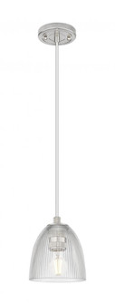 Castile - 1 Light - 6 inch - Satin Nickel - Cord Hung - Pendant (3442|434-1P-SN-G382)