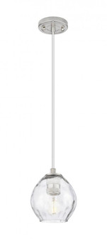 Waverly - 1 Light - 6 inch - Satin Nickel - Cord Hung - Pendant (3442|434-1P-SN-G362)