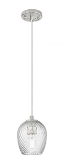 Salina - 1 Light - 6 inch - Satin Nickel - Cord Hung - Pendant (3442|434-1P-SN-G292)