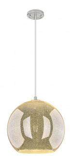 Astor - 1 Light - 14 inch - Satin Nickel - Cord Hung - Pendant (3442|434-1P-SN-G128-14)
