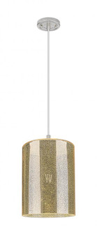 Cobbleskill - 1 Light - 9 inch - Satin Nickel - Cord Hung - Pendant (3442|434-1P-SN-G116-L)