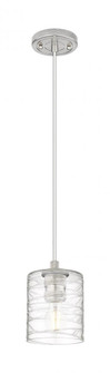 Cobbleskill - 1 Light - 5 inch - Satin Nickel - Cord Hung - Pendant (3442|434-1P-SN-G1113)