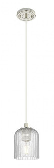 Crown Point - 1 Light - 5 inch - Polished Nickel - Cord Hung - Pendant (3442|434-1P-PN-G559-5SDY)