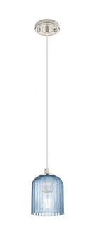 Crown Point - 1 Light - 5 inch - Polished Nickel - Cord Hung - Pendant (3442|434-1P-PN-G559-5BL)
