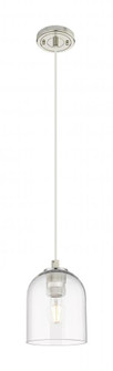 Bella - 1 Light - 6 inch - Polished Nickel - Cord Hung - Pendant (3442|434-1P-PN-G558-6CL)