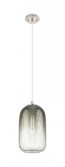 Brookhaven Cloche - 1 Light - 7 inch - Polished Nickel - Cord Hung - Pendant (3442|434-1P-PN-G482-7SL)
