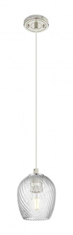 Salina - 1 Light - 6 inch - Polished Nickel - Cord Hung - Pendant (3442|434-1P-PN-G292)