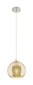 Athens - 1 Light - 8 inch - Polished Nickel - Cord Hung - Pendant (3442|434-1P-PN-G128-8)