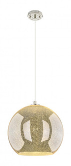 Astor - 1 Light - 14 inch - Polished Nickel - Cord Hung - Pendant (3442|434-1P-PN-G128-14)