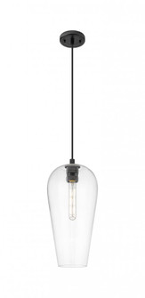 Chelsea - 1 Light - 8 inch - Matte Black - Cord Hung - Pendant (3442|434-1P-BK-G456-8CL)