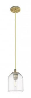 Bella - 1 Light - 6 inch - Brushed Brass - Cord Hung - Pendant (3442|434-1P-BB-G558-6CL)