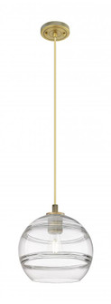 Rochester - 1 Light - 10 inch - Brushed Brass - Cord Hung - Pendant (3442|434-1P-BB-G556-10CL)