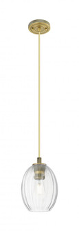 Preston Bulb - 1 Light - 6 inch - Brushed Brass - Cord Hung - Pendant (3442|434-1P-BB-G459-6CL)