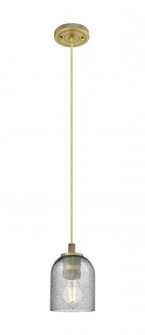 Caledonia - 1 Light - 5 inch - Brushed Brass - Cord Hung - Pendant (3442|434-1P-BB-G257)
