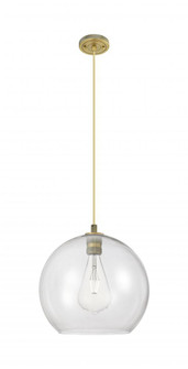 Astor - 1 Light - 14 inch - Brushed Brass - Cord Hung - Pendant (3442|434-1P-BB-G122-14)