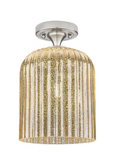 Crown Point - 1 Light - 5 inch - Satin Nickel - Flush Mount (3442|434-1F-SN-G559-8ME)