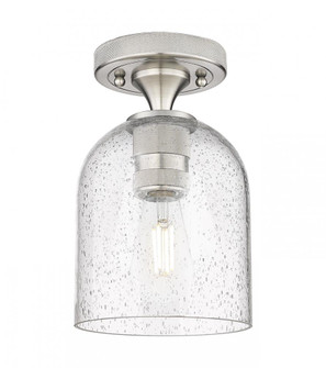 Bella - 1 Light - 6 inch - Satin Nickel - Semi-Flush Mount (3442|434-1F-SN-G558-6SDY)