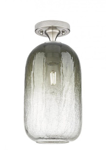 Brookhaven Cloche - 1 Light - 7 inch - Satin Nickel - Semi-Flush Mount (3442|434-1F-SN-G482-7SL)