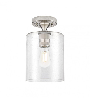 Paladin - 1 Light - 7 inch - Satin Nickel - Semi-Flush Mount (3442|434-1F-SN-G4424-7)