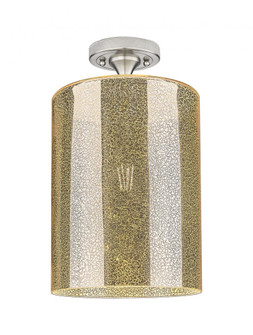Cobbleskill - 1 Light - 9 inch - Satin Nickel - Semi-Flush Mount (3442|434-1F-SN-G116-L)