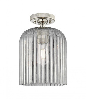 Crown Point - 1 Light - 5 inch - Polished Nickel - Flush Mount (3442|434-1F-PN-G559-8SM)