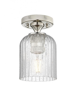Crown Point - 1 Light - 5 inch - Polished Nickel - Flush Mount (3442|434-1F-PN-G559-5SDY)