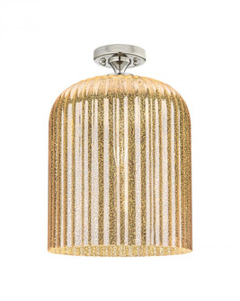 Crown Point - 1 Light - 5 inch - Polished Nickel - Flush Mount (3442|434-1F-PN-G559-12ME)