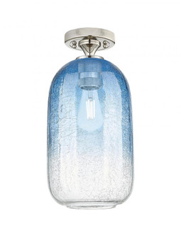 Brookhaven Cloche - 1 Light - 7 inch - Polished Nickel - Semi-Flush Mount (3442|434-1F-PN-G482-7SB)