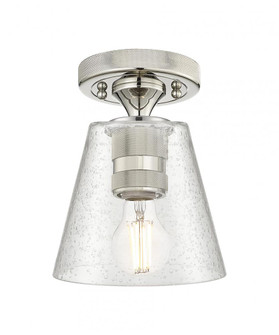 Caton - 1 Light - 6 inch - Polished Nickel - Semi-Flush Mount (3442|434-1F-PN-G454)