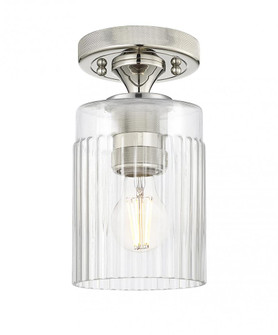 Hadley - 1 Light - 5 inch - Polished Nickel - Semi-Flush Mount (3442|434-1F-PN-G342)