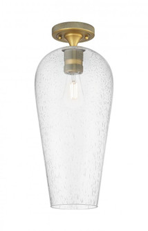 Chelsea - 1 Light - 8 inch - Brushed Brass - Semi-Flush Mount (3442|434-1F-BB-G456-8SDY)