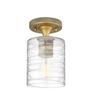 Cobbleskill - 1 Light - 5 inch - Brushed Brass - Semi-Flush Mount (3442|434-1F-BB-G1113)