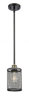 Nestbrook - 1 Light - 5 inch - Black Antique Brass - Mini Pendant (3442|516-1S-BAB-M18-BK)