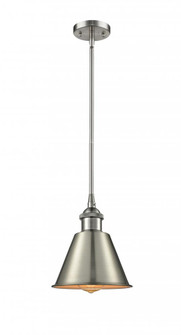 Smithfield - 1 Light - 7 inch - Brushed Satin Nickel - Mini Pendant (3442|516-1S-SN-M8)