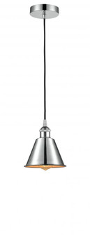 Smithfield - 1 Light - 7 inch - Polished Chrome - Cord hung - Mini Pendant (3442|616-1P-PC-M8)