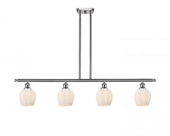 Norfolk - 4 Light - 48 inch - Brushed Satin Nickel - Stem hung - Island Light (3442|516-4I-SN-G461-6-LED)