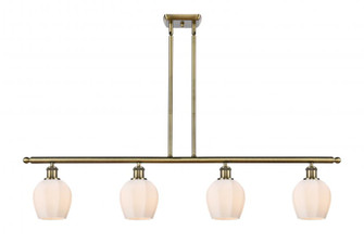 Norfolk - 4 Light - 48 inch - Antique Brass - Stem hung - Island Light (3442|516-4I-AB-G461-6)