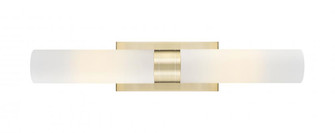 Boreas - 2 Light - 24 inch - Champagne Bronze - ADA Compliant Bath Vanity Light (3442|617-2W-CB-G617-11WH)