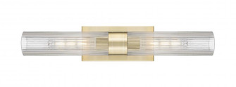 Boreas - 2 Light - 24 inch - Champagne Bronze - ADA Compliant Bath Vanity Light (3442|617-2W-CB-G617-11SCL)