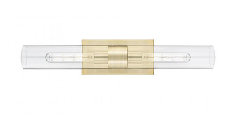 Boreas - 2 Light - 24 inch - Champagne Bronze - ADA Compliant Bath Vanity Light (3442|617-2W-CB-G617-11CL)