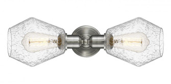 Cindyrella - 2 Light - 18 inch - Brushed Satin Nickel - Linear Bath Vanity Light (3442|900-2W-SN-G654-6)