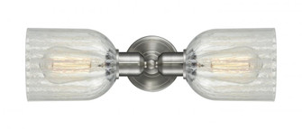 Caledonia - 2 Light - 17 inch - Brushed Satin Nickel - Linear Bath Vanity Light (3442|900-2W-SN-G2511)