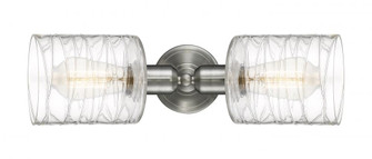 Cobbleskill - 2 Light - 17 inch - Brushed Satin Nickel - Linear Bath Vanity Light (3442|900-2W-SN-G1113)
