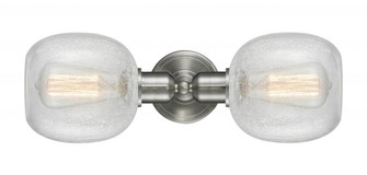 Belfast - 2 Light - 17 inch - Brushed Satin Nickel - Linear Bath Vanity Light (3442|900-2W-SN-G105)