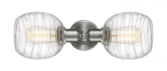 Belfast - 2 Light - 17 inch - Brushed Satin Nickel - Linear Bath Vanity Light (3442|900-2W-SN-G1013)