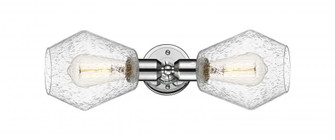 Cindyrella - 2 Light - 18 inch - Polished Chrome - Linear Bath Vanity Light (3442|900-2W-PC-G654-6)