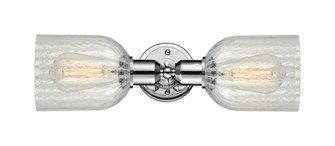 Caledonia - 2 Light - 17 inch - Polished Chrome - Linear Bath Vanity Light (3442|900-2W-PC-G2511)