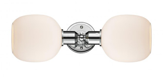 Belfast - 2 Light - 17 inch - Polished Chrome - Linear Bath Vanity Light (3442|900-2W-PC-G101)